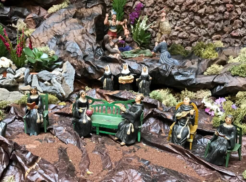 Decorated lapinha scene